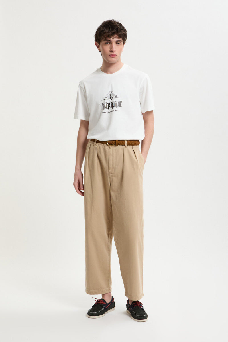 Canvas Garment Dyed Trousers
