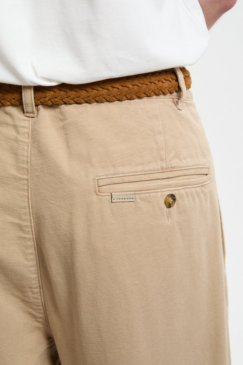 Canvas Garment Dyed Trousers