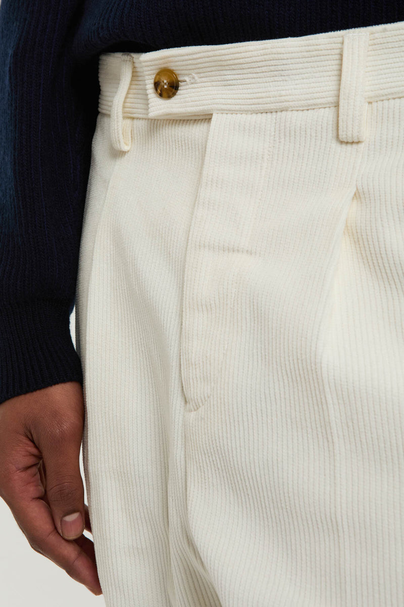 PANTALONI IN VELLUTO A COSTE