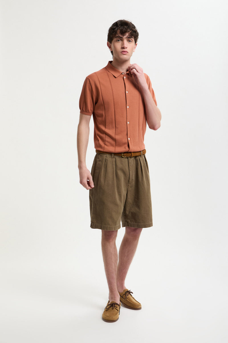 Canvas Garment Dyed Shorts