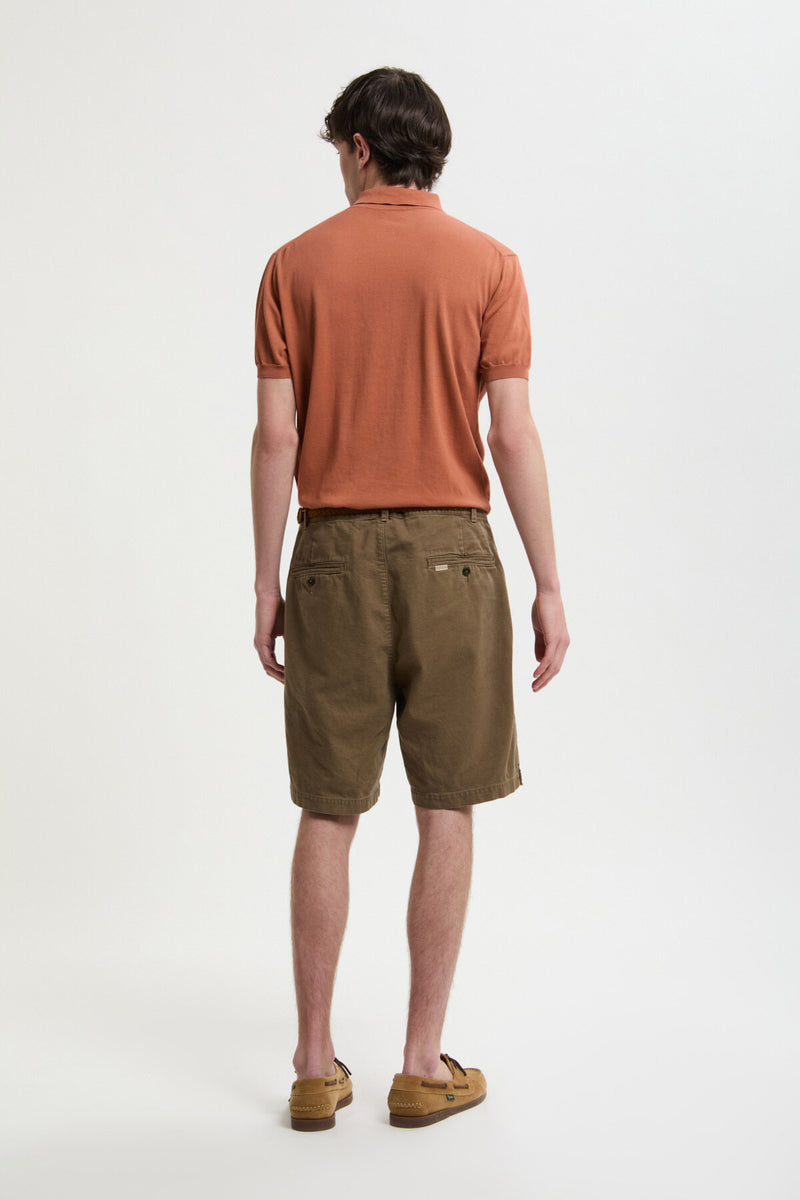 Canvas Garment Dyed Shorts