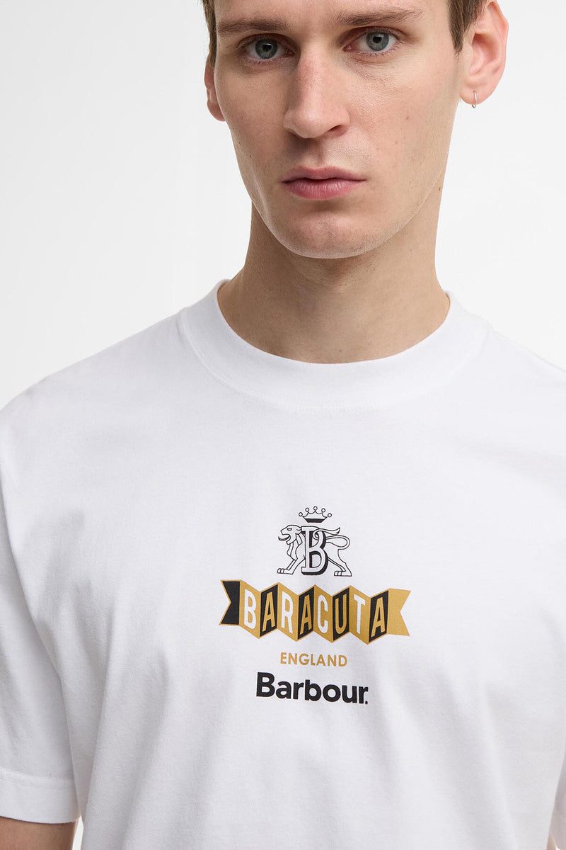 BARBOUR X BARACUTA VYNIL TEE