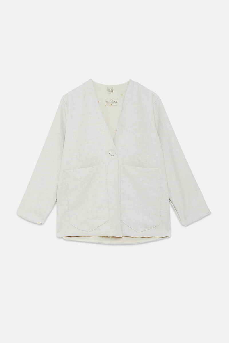 Oversized Chia Linen Blazer