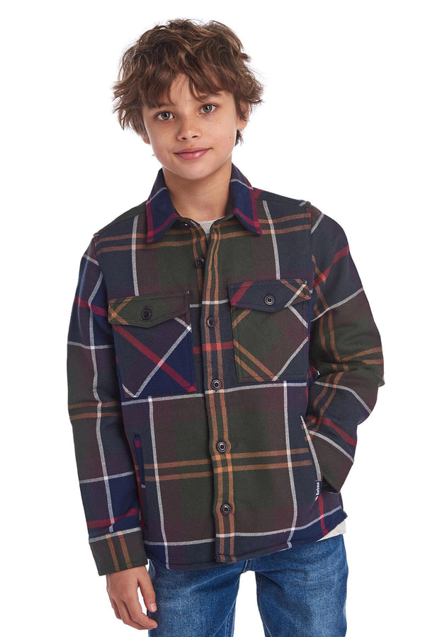 Overshirt Barbour Boys Tartan