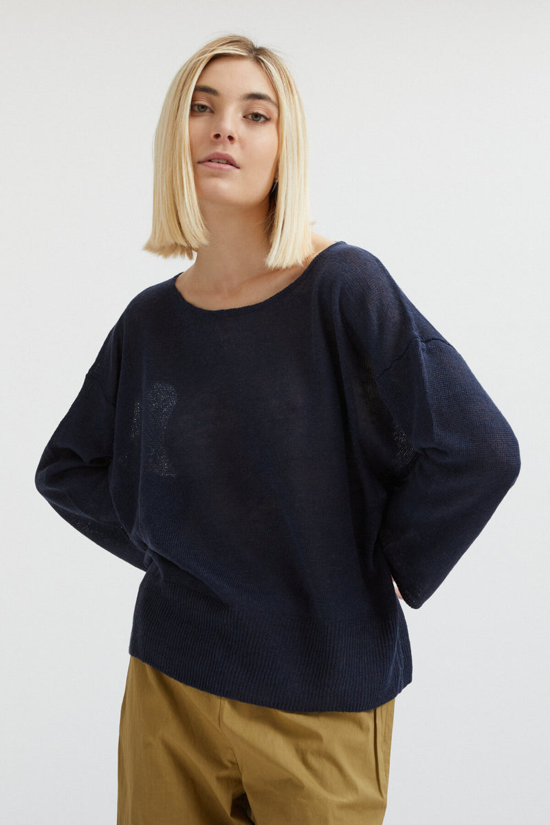 Linen jumper