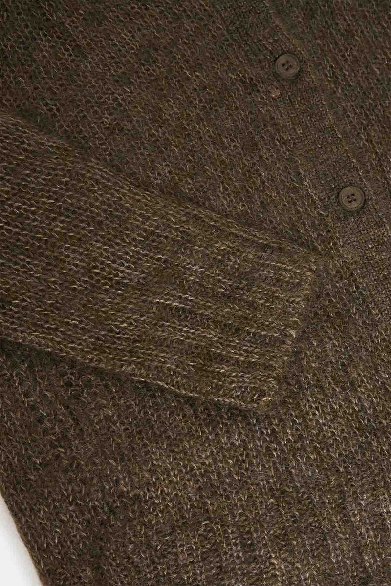 Cardigan a Maniche Lunghe con Scollo Tondo
