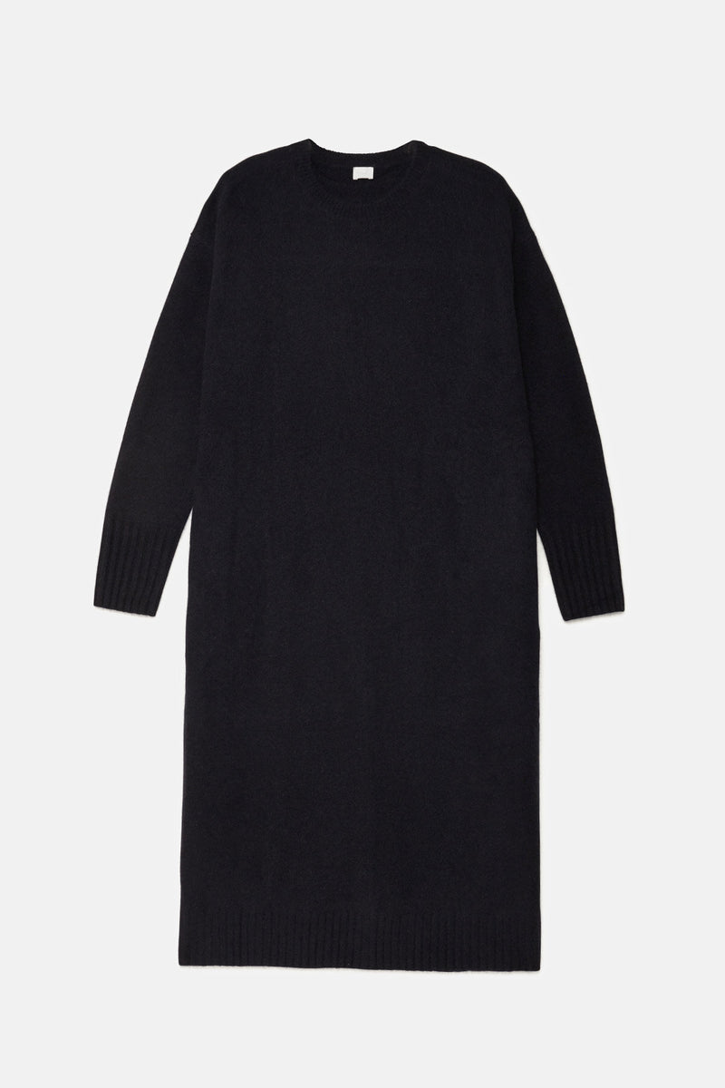 Abito a Maniche Lunghe con Scollo Tondo