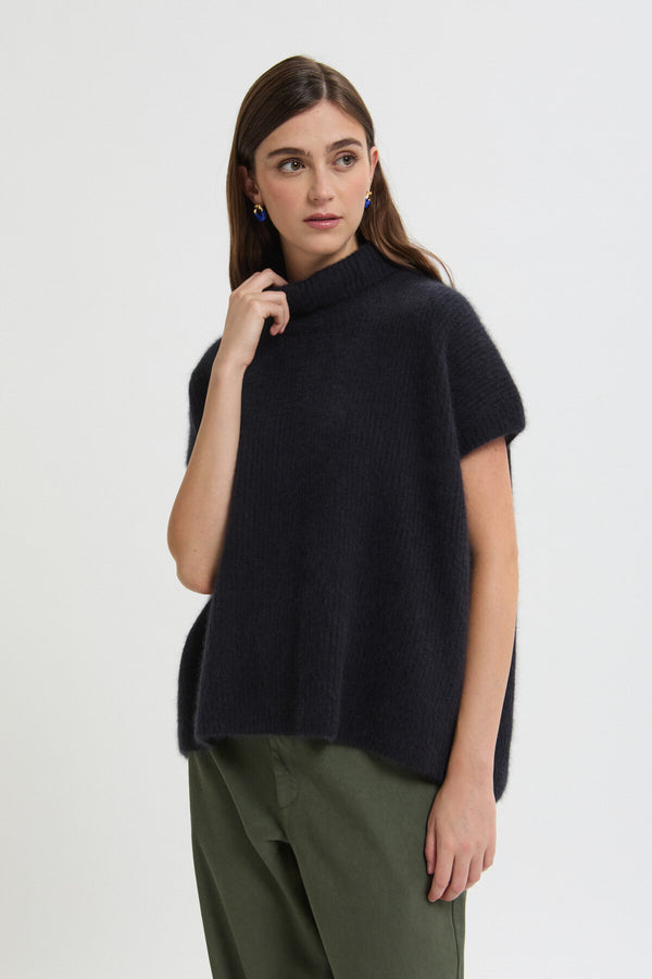 Gilet a Collo Alto
