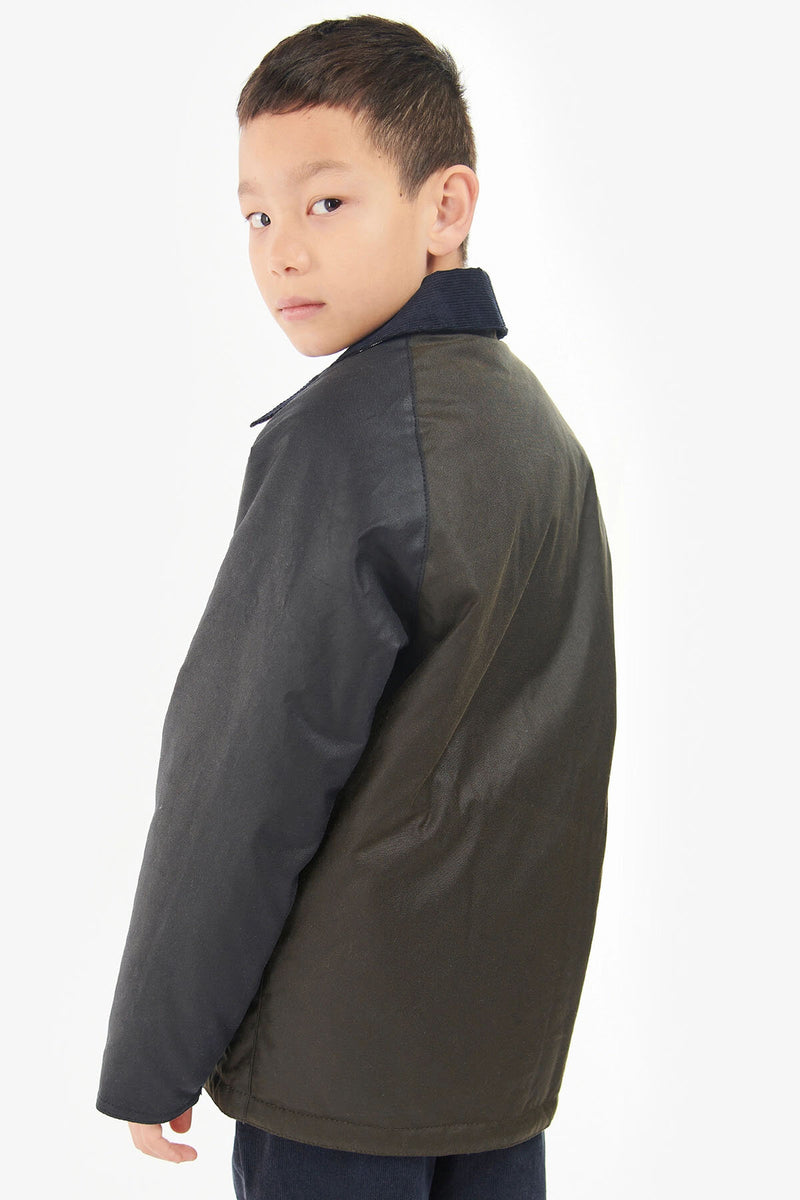 Boys Winter Patch Bedale Wax