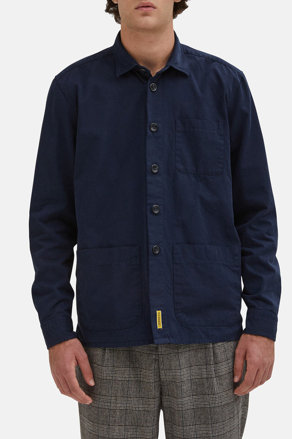 Overshirt with madras pattern