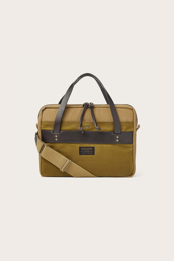 RUGGED TWILL COMPACT BRIEFCASE