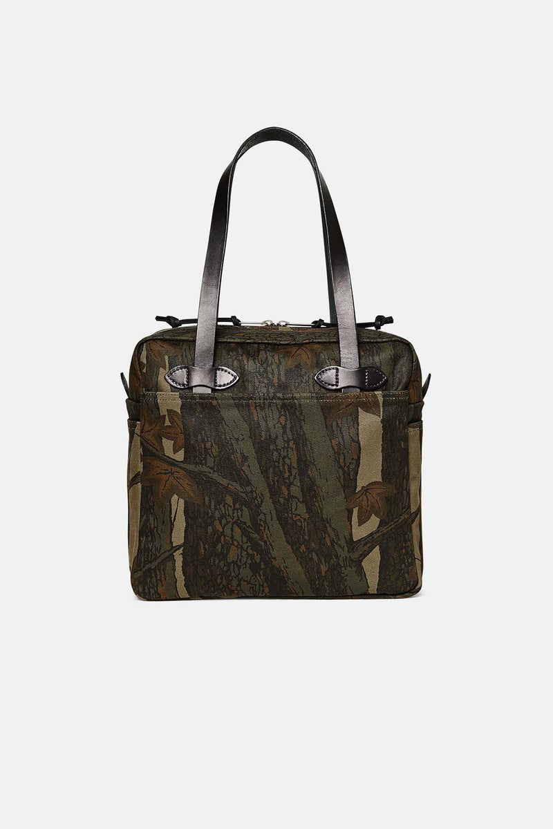 RUGGED TWILL TOTE BAG WITH ZIPPER