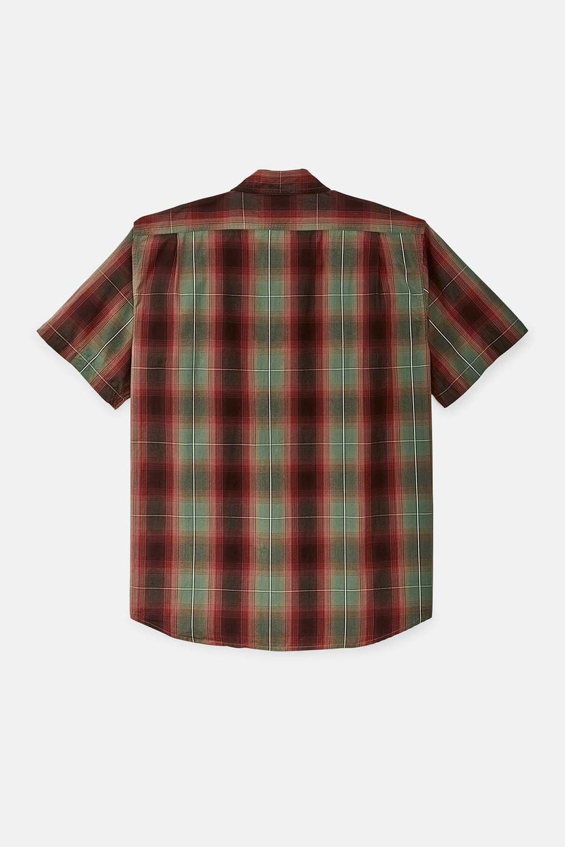 FILSON'S WASHED SHORT SLEEVE FEATHER CLOTH SHIRT