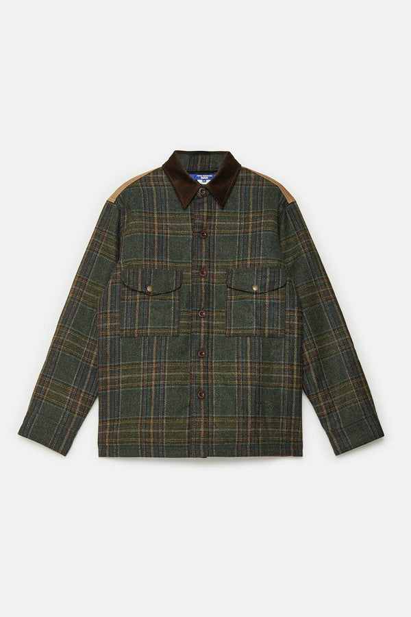 CAMICIA IN LANA E PELLE FILSON × JUNYA WATANABE