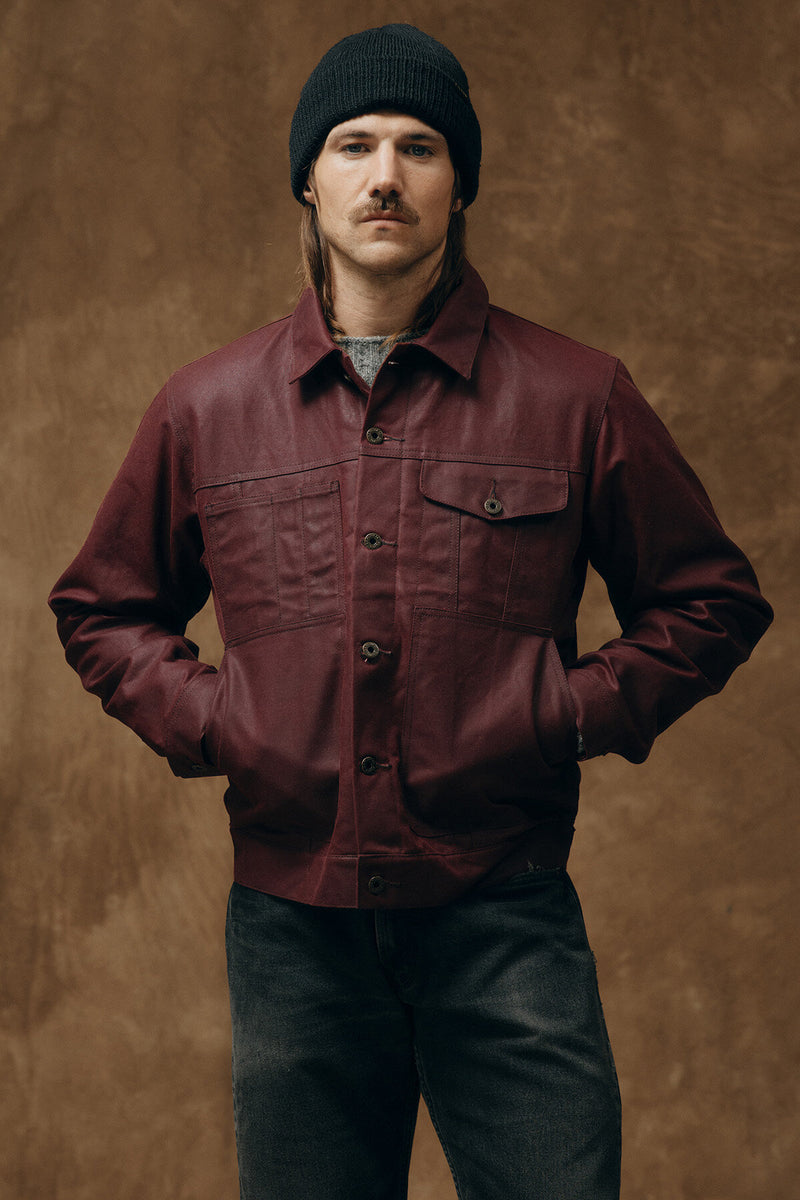 GIACCA FODERATA DAL TAGLIO CORTO CRUISER IN TIN CLOTH