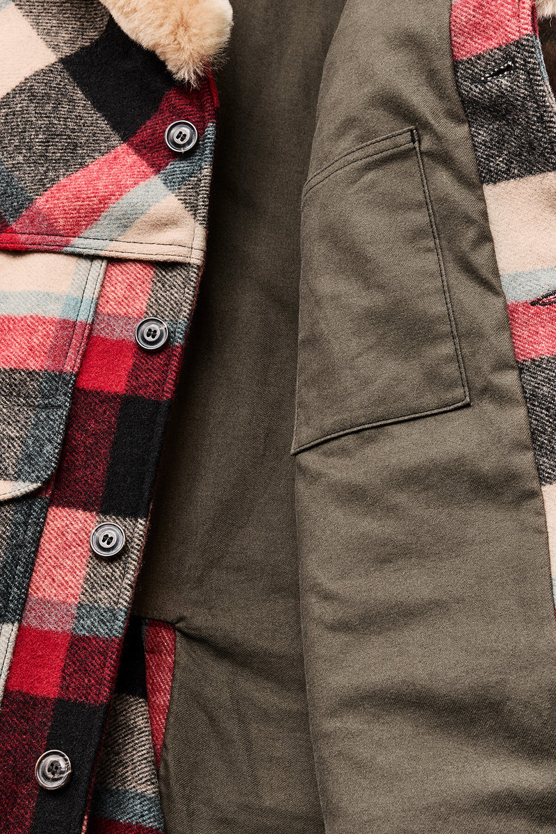 Lined Mackinaw Wool Packer Coat