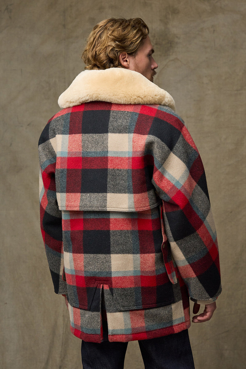 Lined Mackinaw Wool Packer Coat