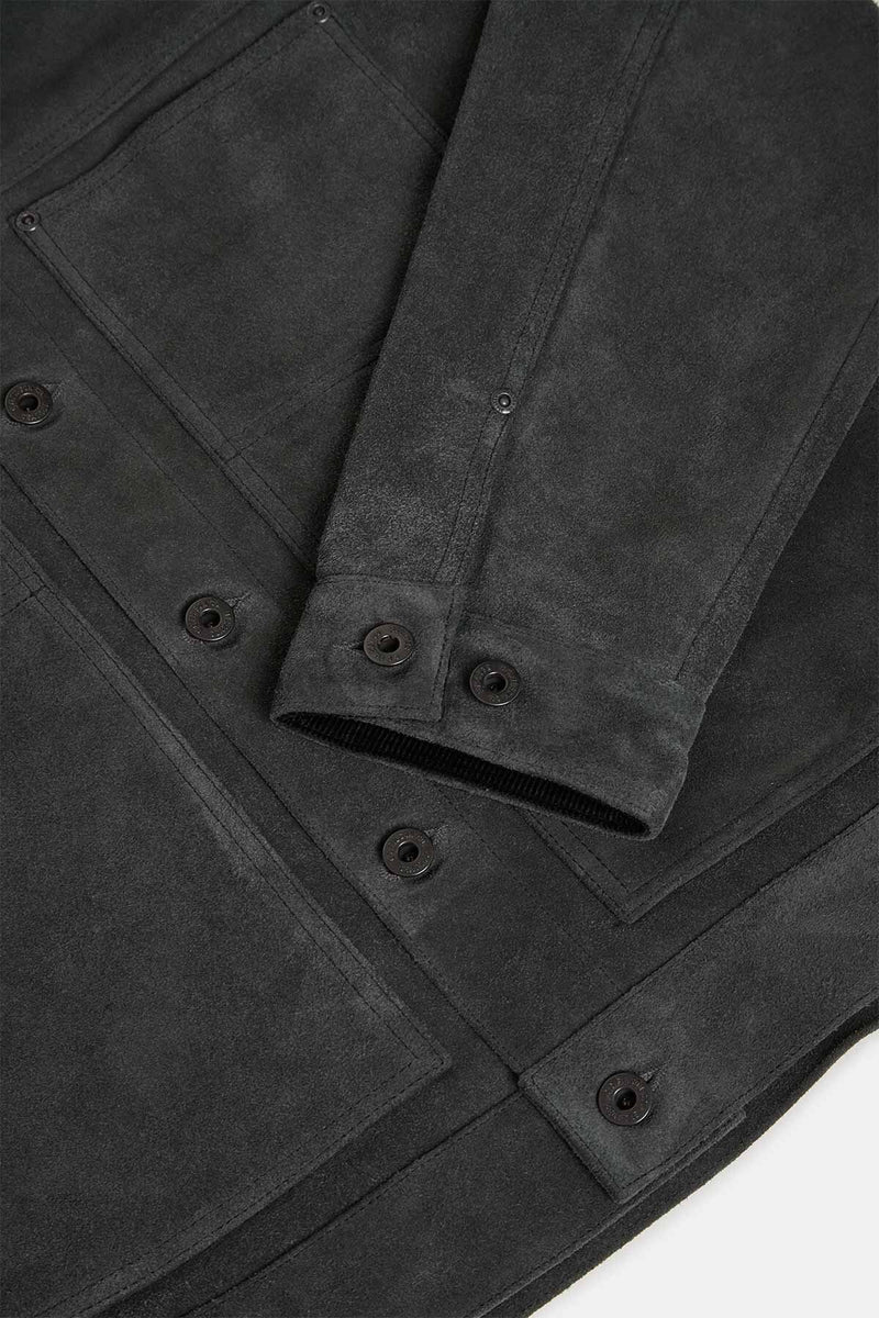 GIACCA CRUISER CORTA IN PELLE SCAMOSCIATA