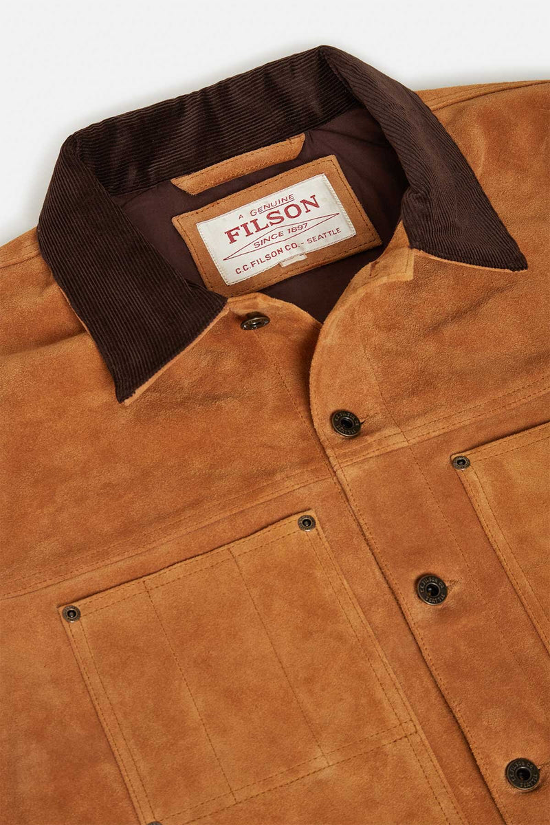 GIACCA CRUISER CORTA IN PELLE SCAMOSCIATA