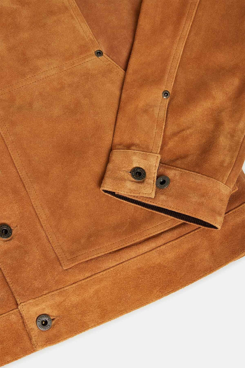 GIACCA CRUISER CORTA IN PELLE SCAMOSCIATA