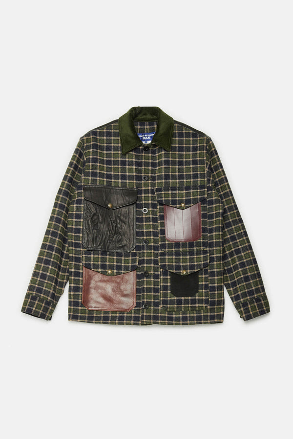 FILSON × JUNYA WATANABE JAC-SHIRT IN LANA A QUADRI
