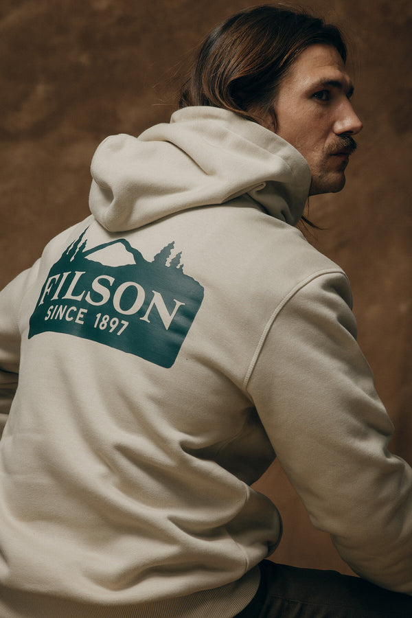 FELPA CON CAPPUCCIO PROSPECTOR GRAPHIC