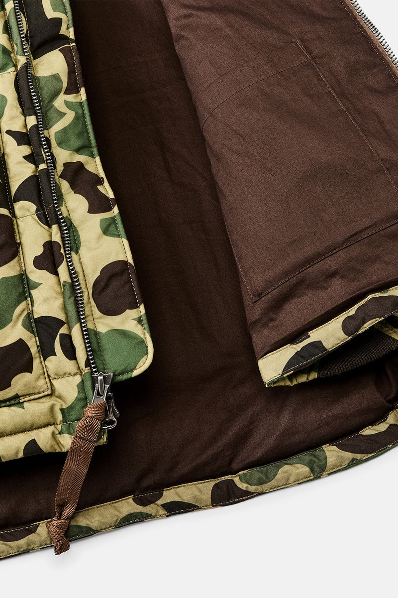 GILET CERATO IN PIUMA D’ANATRA