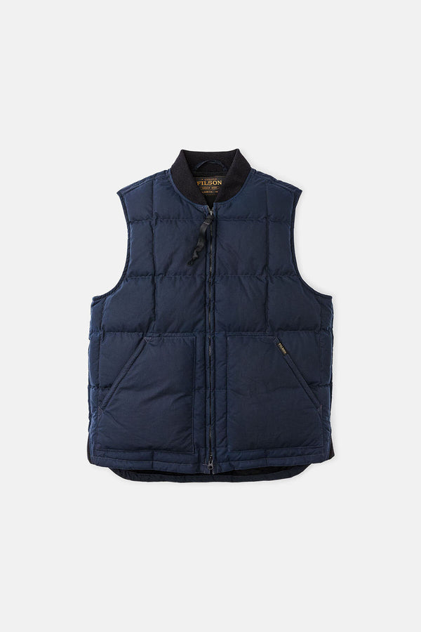 GILET CERATO IN PIUMA D’ANATRA