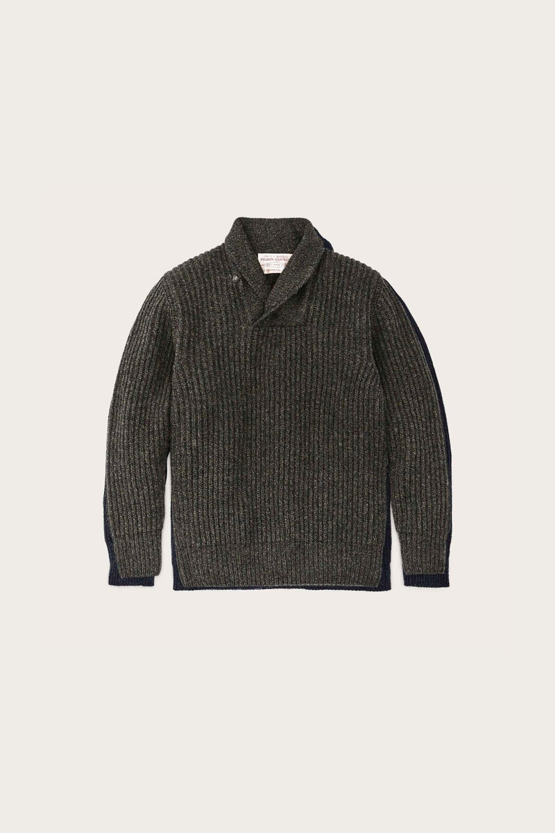 BRISTOL SHAWL NECK SWEATER