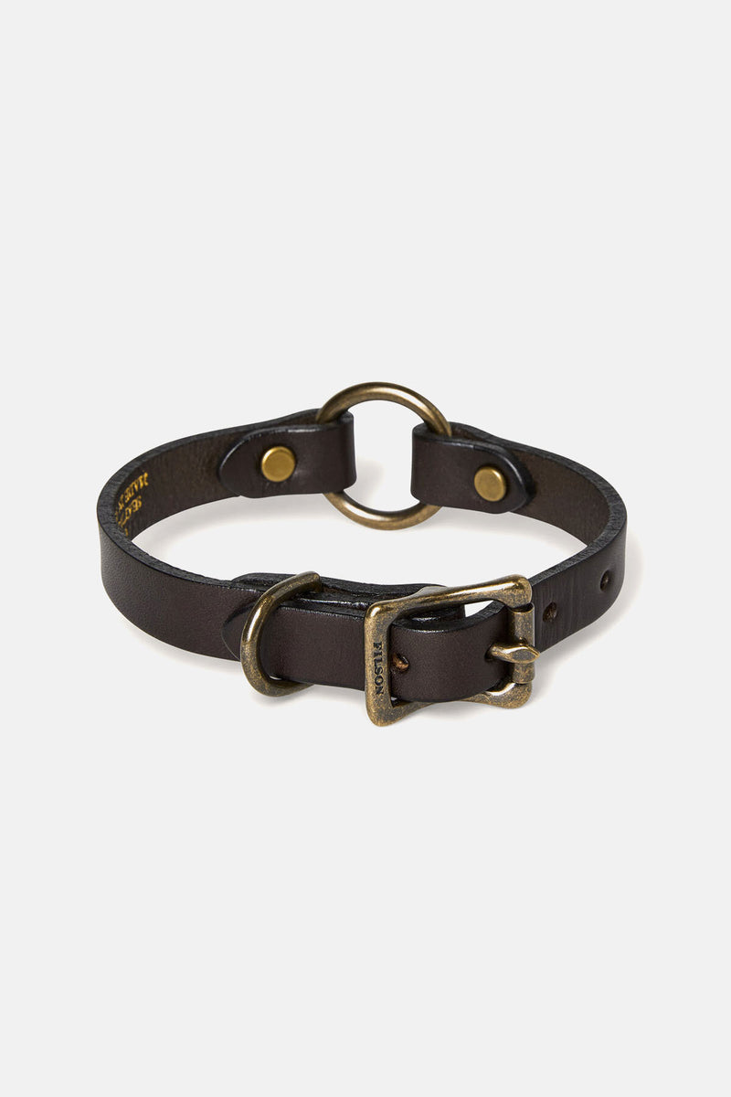 BRIDLE LEATHER PUPPY COLLAR