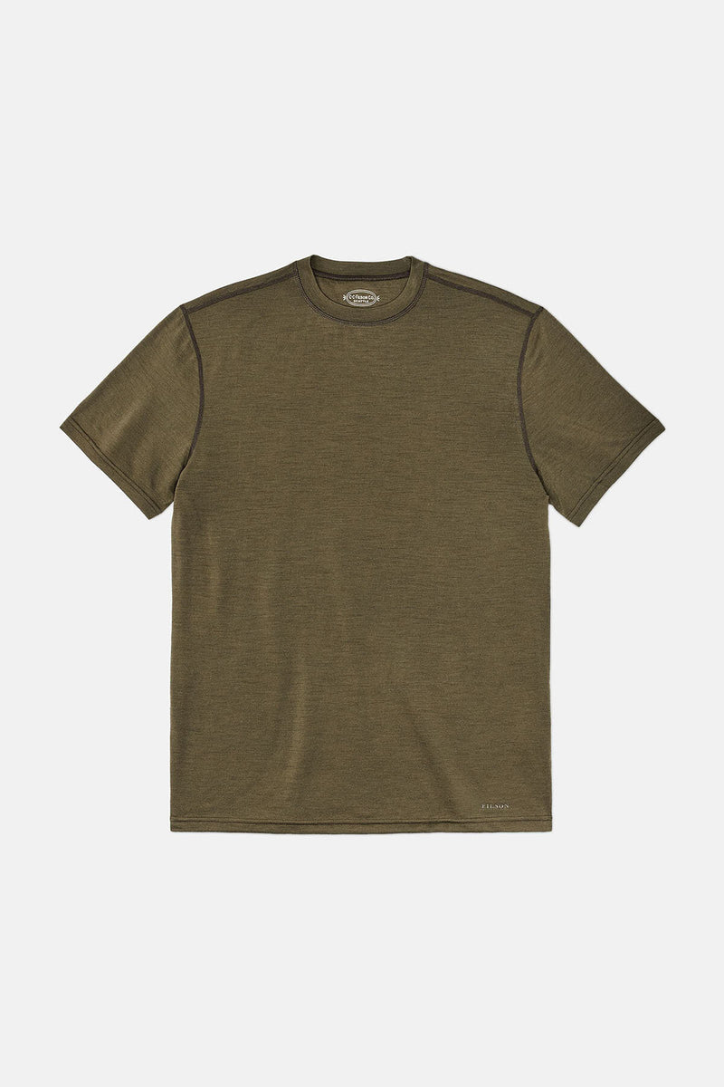 210G Merino Wool Short Sleeve Crewneck