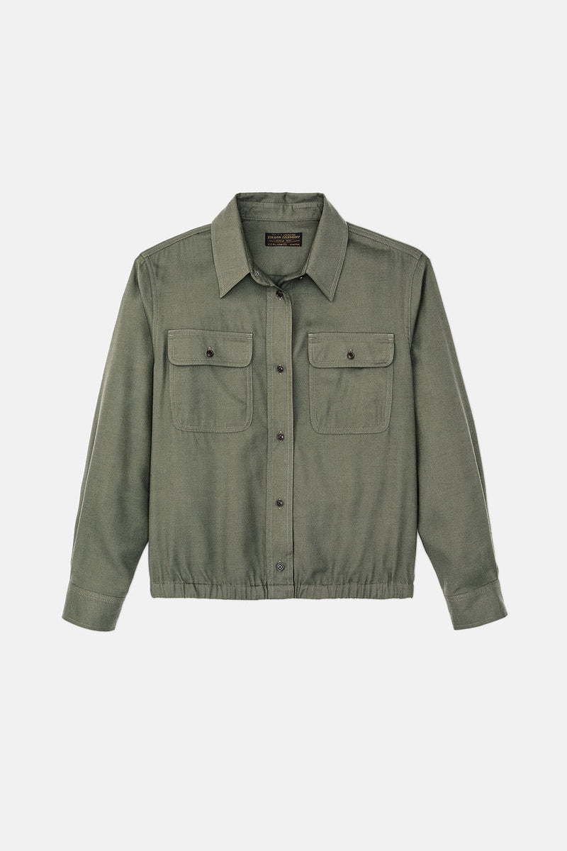 WOMEN’S GATHERED HEM SHIRT