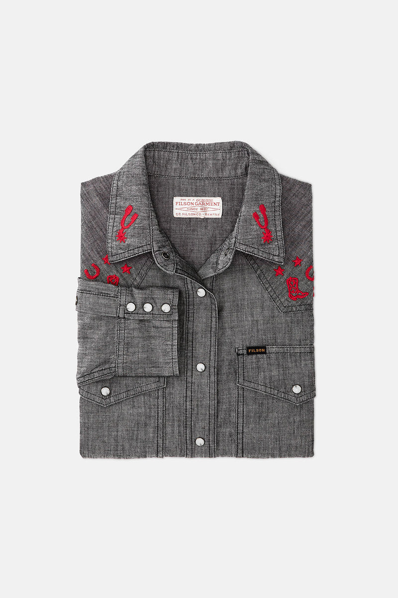 Women's Embroidered Western Shirt