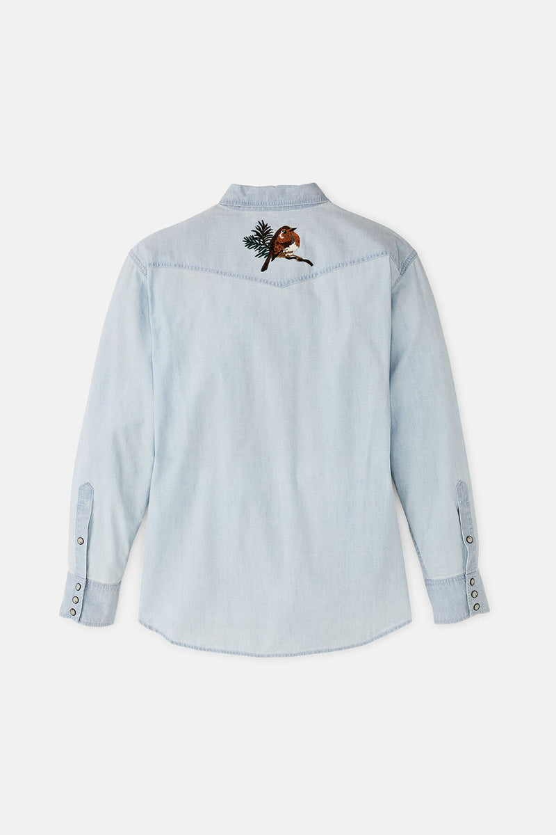 Women's Embroidered Western Shirt