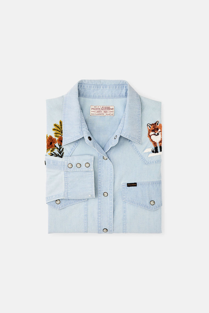 Women's Embroidered Western Shirt