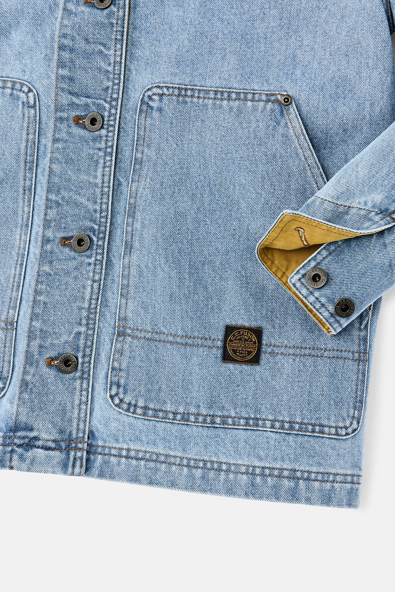 GIACCA DA CAMPAGNA IN DENIM DA DONNA