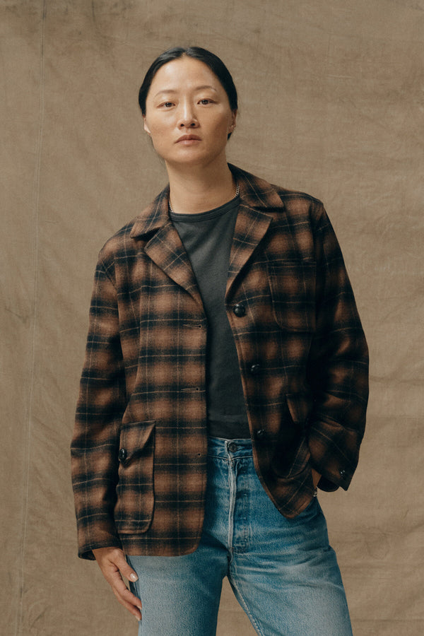 WOMEN’S UNCONSTRUCTED WOOL BLAZER