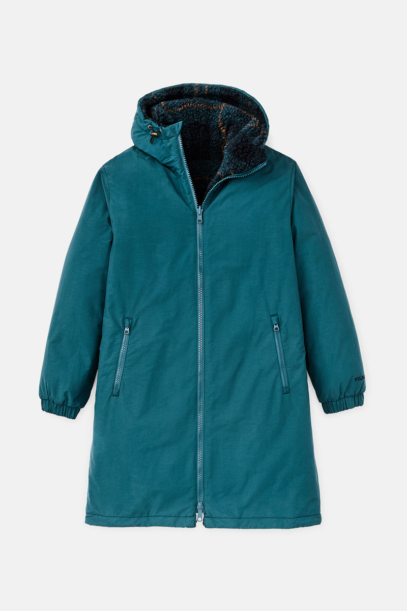 WOMEN’S REVERSIBLE WOOLY FLEECE COAT