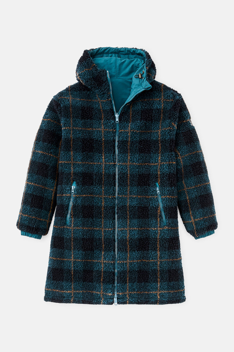 WOMEN’S REVERSIBLE WOOLY FLEECE COAT