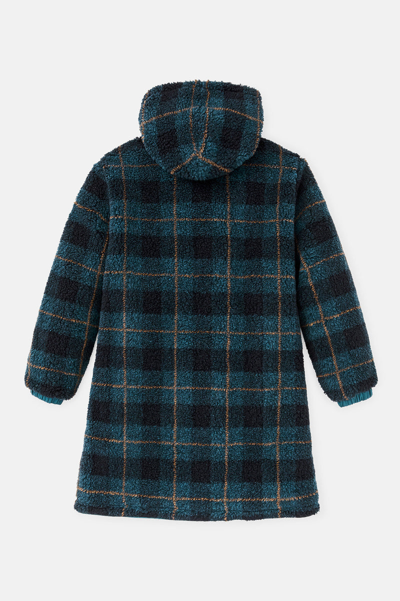 WOMEN’S REVERSIBLE WOOLY FLEECE COAT