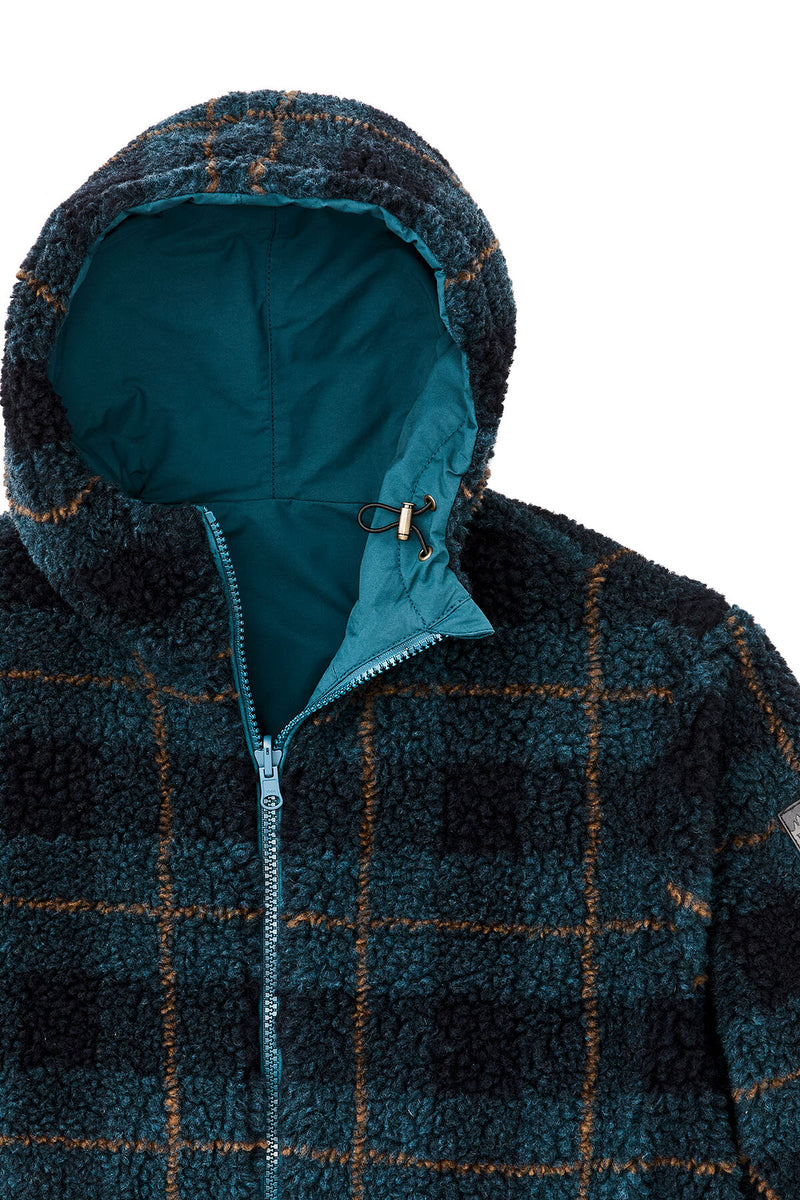 WOMEN’S REVERSIBLE WOOLY FLEECE COAT