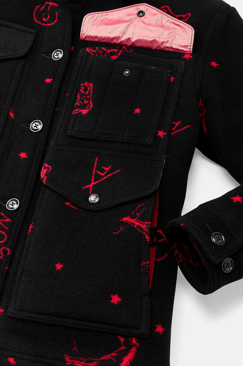 GIACCA CRUISER IN LANA JACQUARD DA DONNA