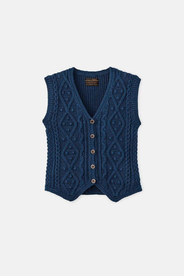 WOMEN'S JACQUARD COTTON VEST