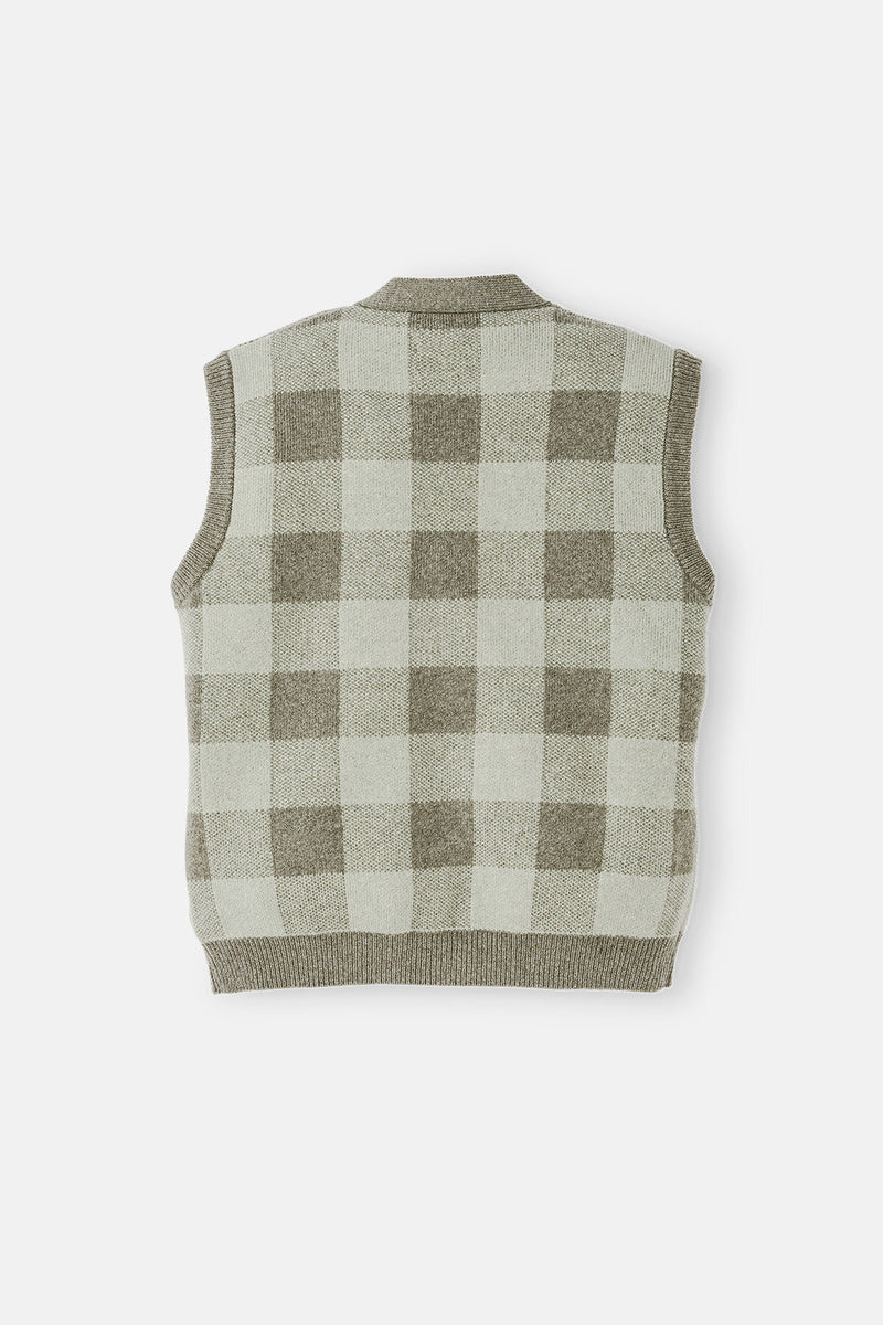 WOMEN’S WOOL CARDIGAN VEST