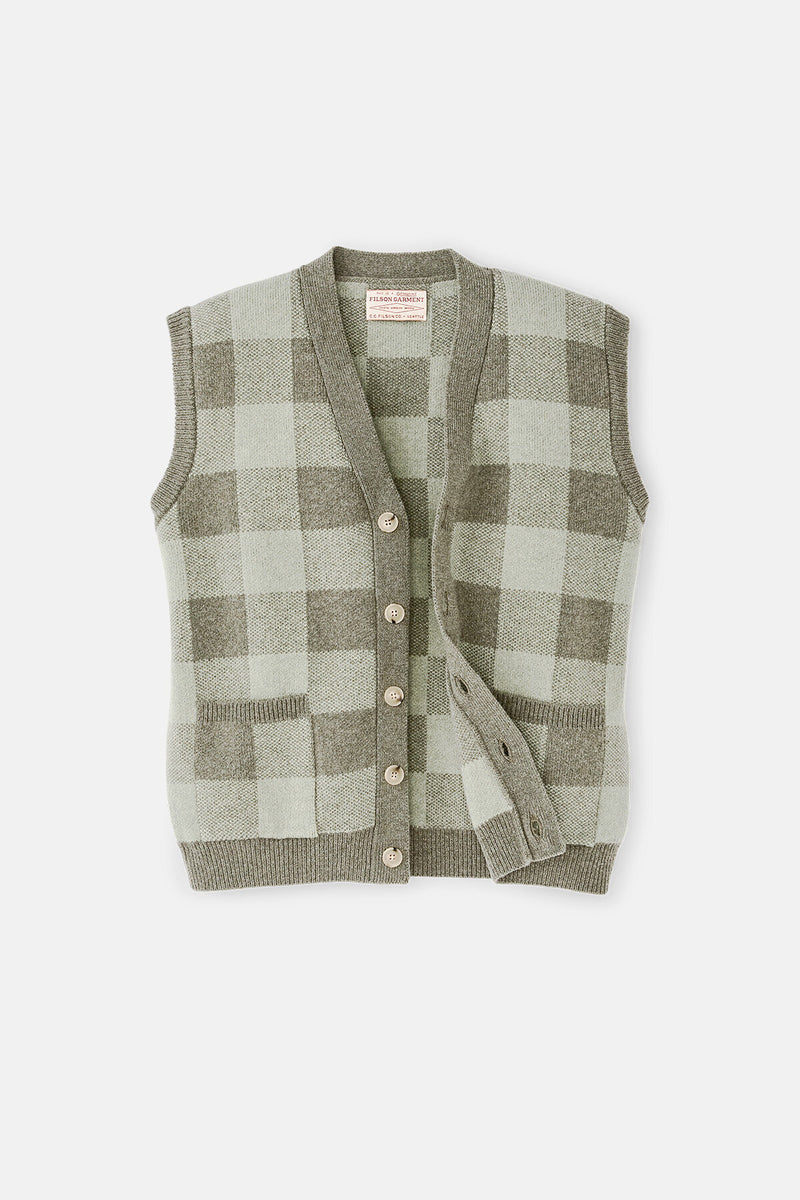 WOMEN’S WOOL CARDIGAN VEST