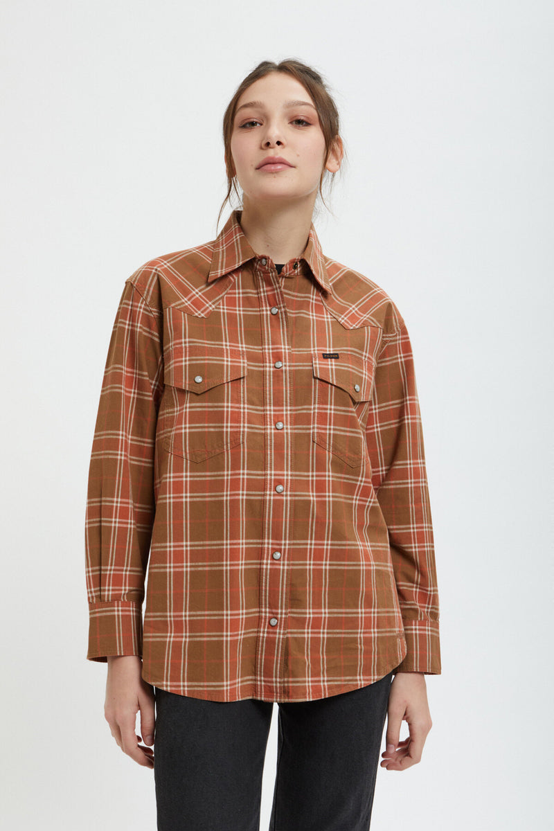 WOMEN'S FLANNEL WESTERN SHIRT