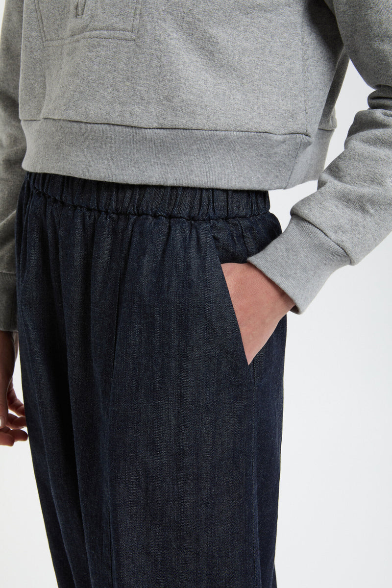 Denim Balloon Trousers