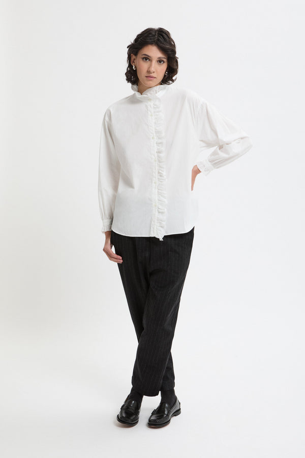 Ruffle Collar Shirt