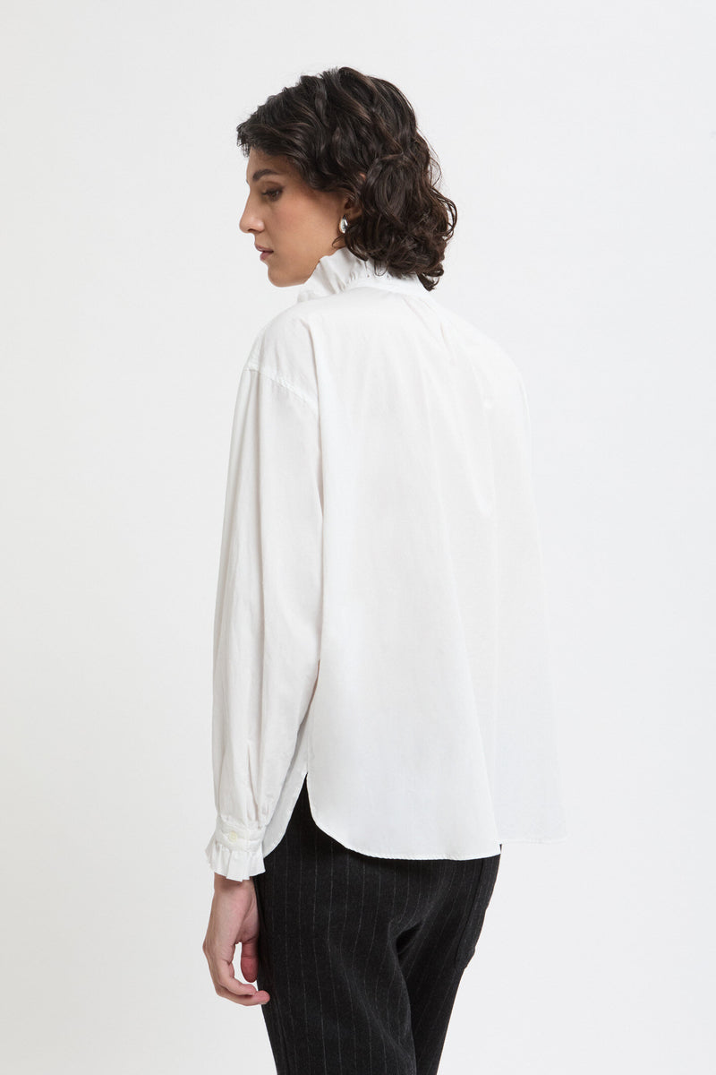 Ruffle Collar Shirt