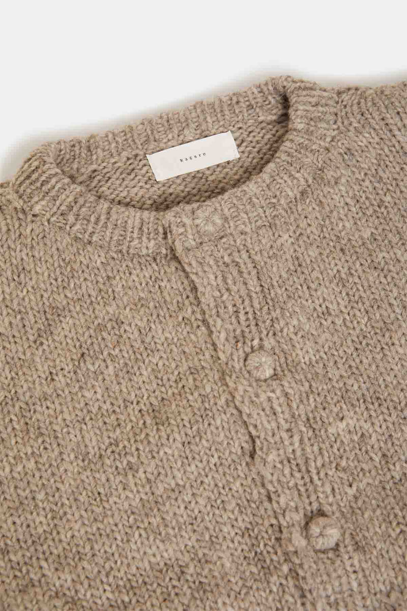 Cardigan in maglia peruviana